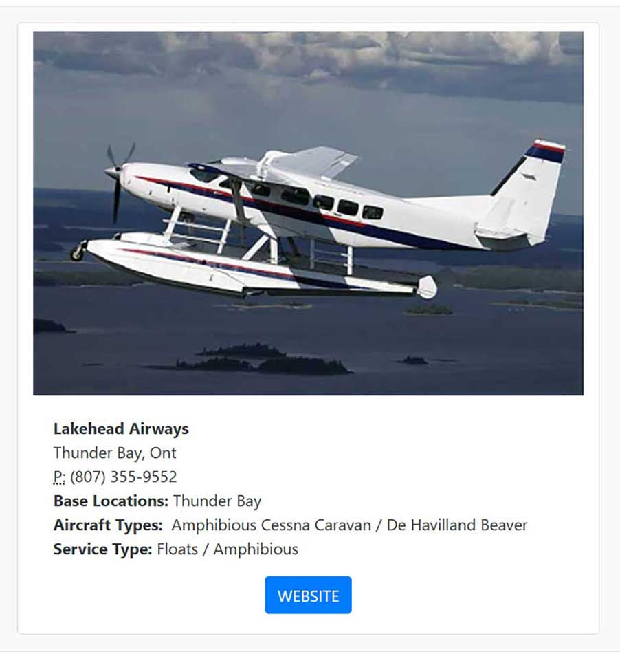 Float Plane Charters